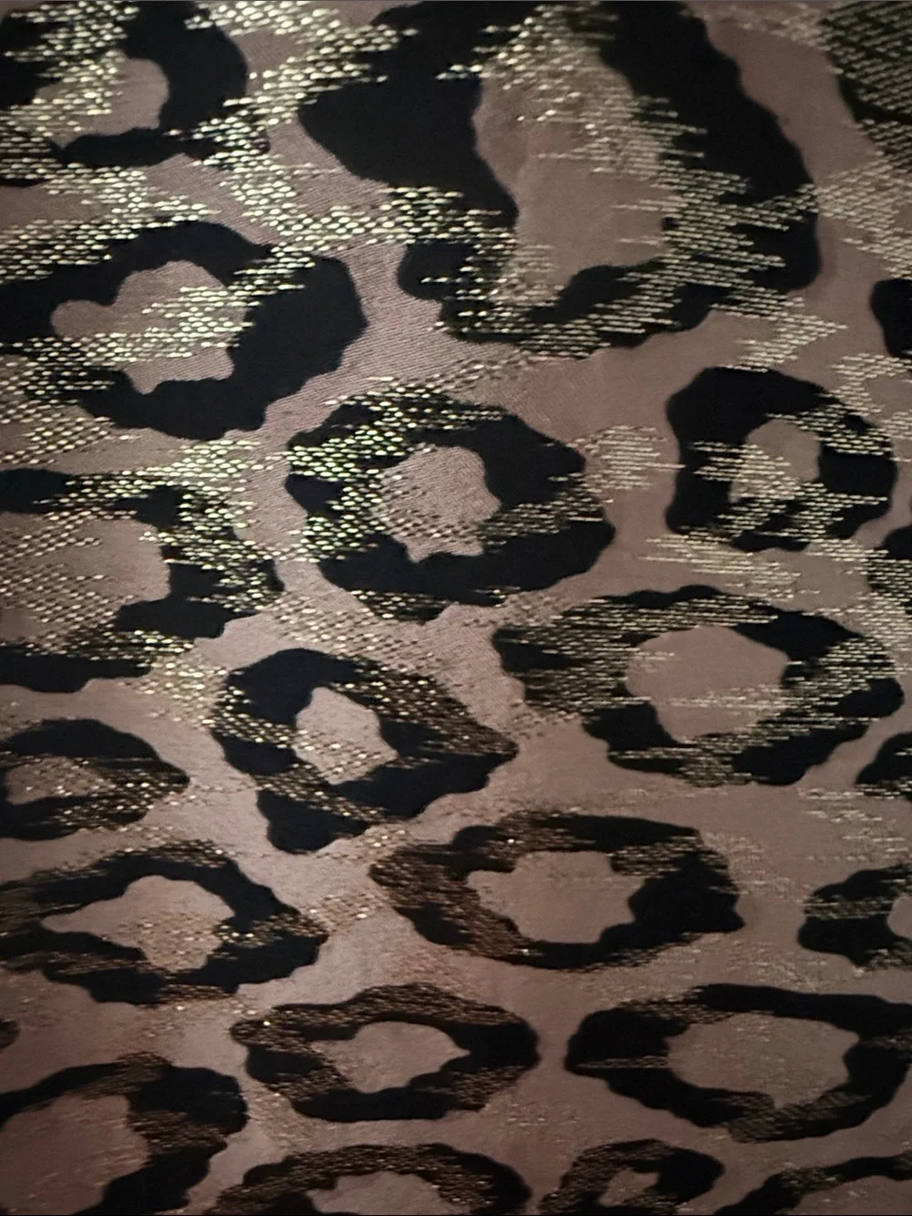 Custom Made Pink & black Leopard Print Double Sided Oblong Silk Scarf.
